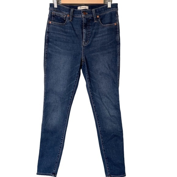Madewell Denim - Madewell Medium‎ Wash 10” High Rise Skinny Denim Jeans Size 28